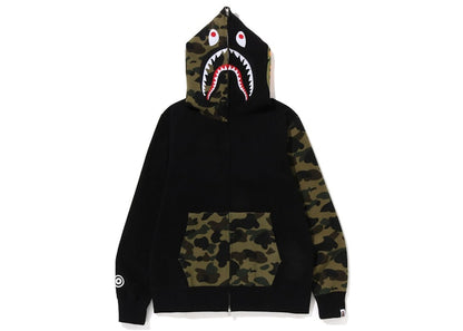 BAPE 1st Camo Shark Full Zip Hoodie (SS23) Black