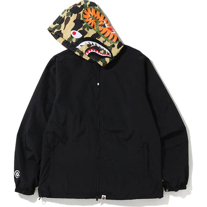 BAPE 1st Camo Shark Hoodie Jacket (FW19) Yellow