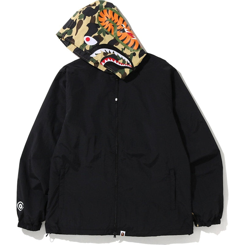 BAPE 1st Camo Shark Hoodie Jacket (FW19) Yellow