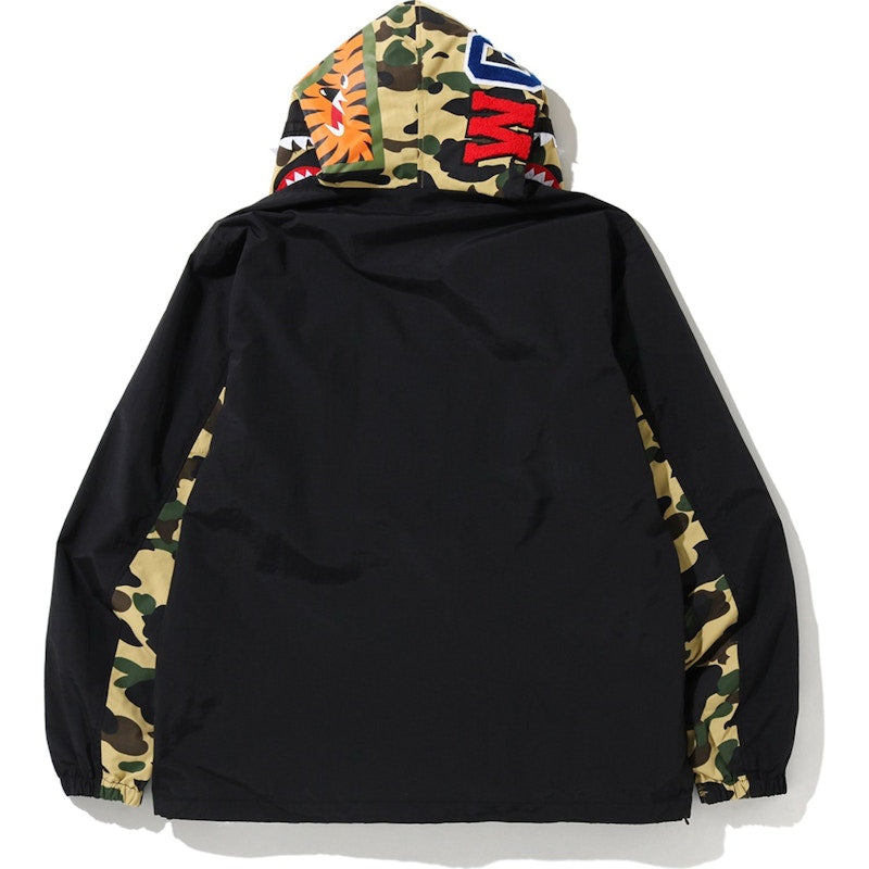 BAPE 1st Camo Shark Hoodie Jacket (FW19) Yellow