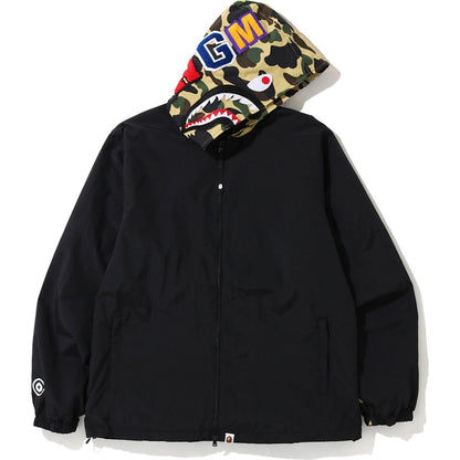 BAPE 1st Camo Shark Hoodie Jacket (FW19) Yellow