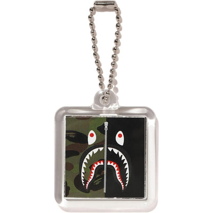 BAPE 1st Camo Shark Keychain Green