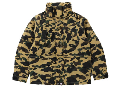 BAPE 1st Camo Shark Snowboard Down Jacket Yellow