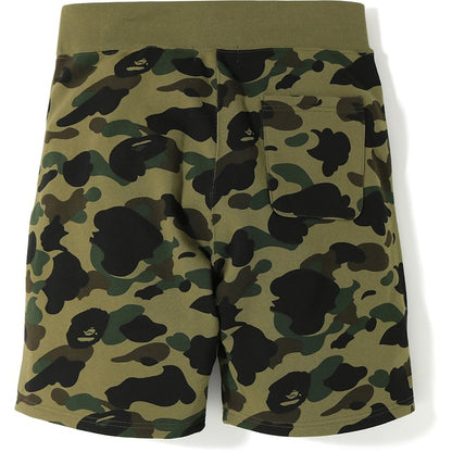 BAPE 1st Camo Shark Sweat Shorts Green