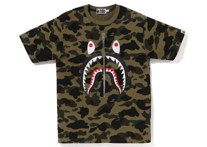 BAPE 1st Camo Shark Tee (SS23) Green