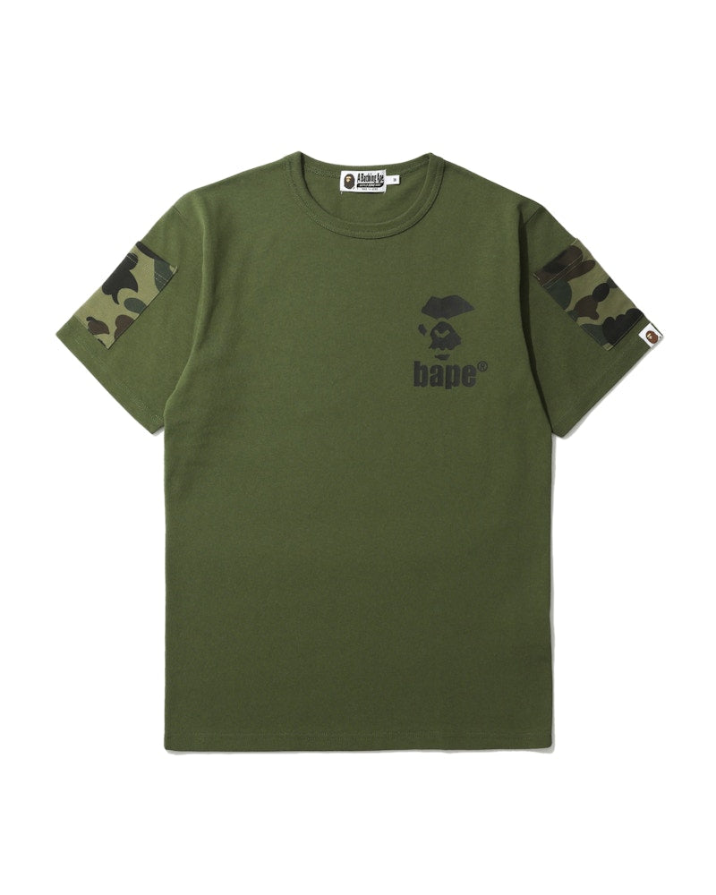 BAPE 1st Camo Sleeve Pocket Tee Green