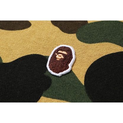 BAPE 1st Camo Small Ape Head Crewneck Yellow