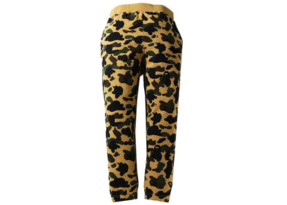 BAPE 1st Camo Sweatpants (SS21) Yellow
