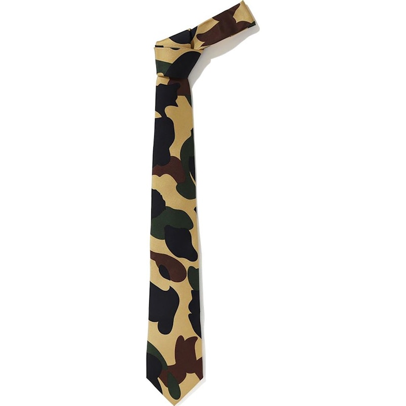 BAPE 1st Camo Tie (FW20) Yellow