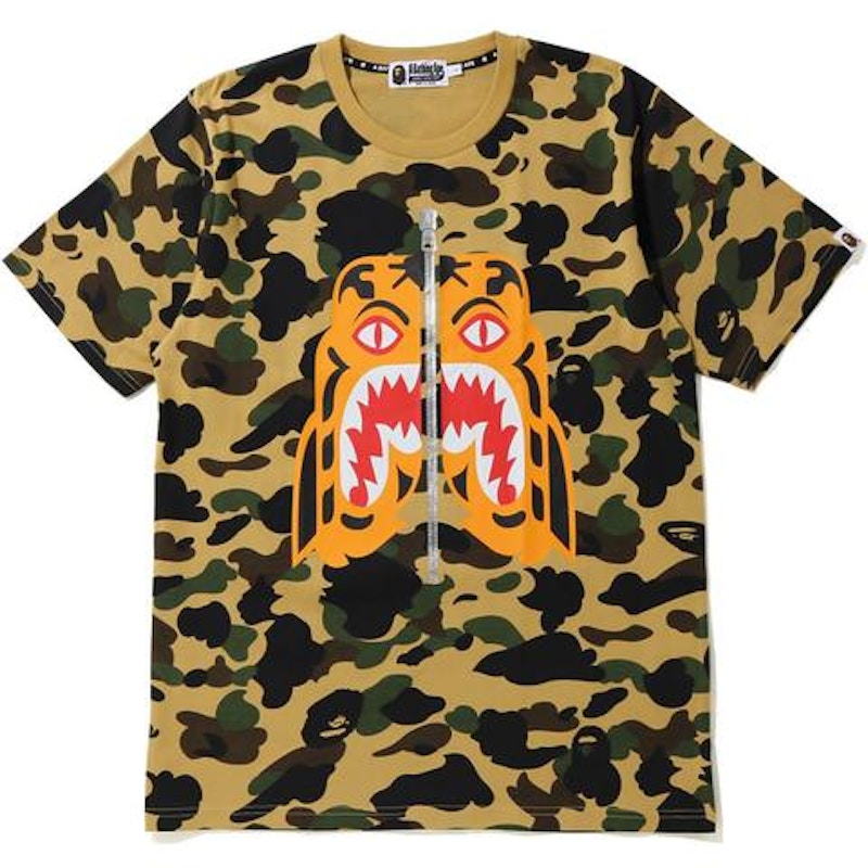 BAPE 1st Camo Tiger T-shirt Yellow