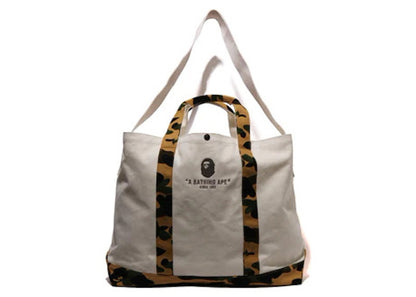 BAPE 1st Camo Tote Bag Yellow