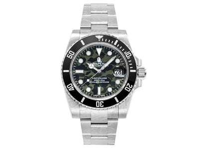 BAPE 1st Camo Type 1 BAPEX Watch Green