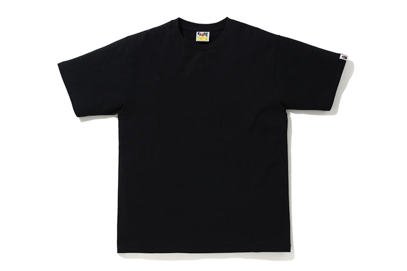 BAPE 1st Camo WGM Ape Head Overlap Tee Black/Yellow