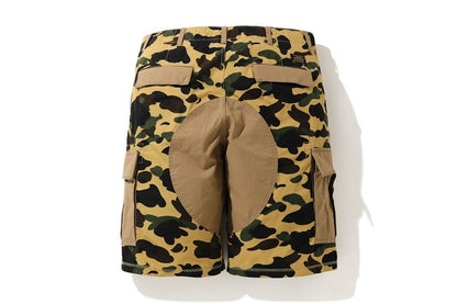 BAPE 1st Camo Wide 6Pocket Shorts Yellow