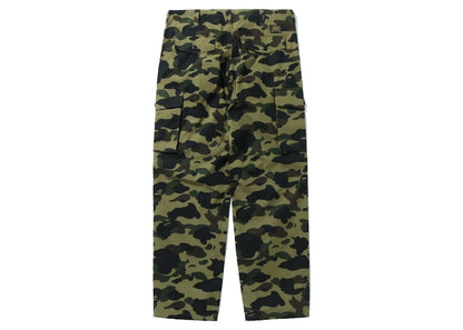 BAPE 1st Camo Wide Fit 6 Pocket Pants Green