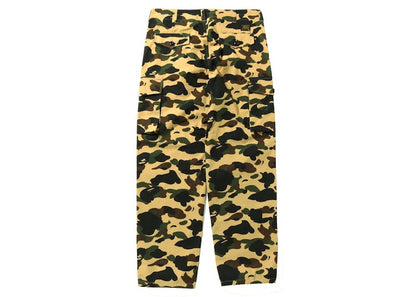 BAPE 1st Camo Wide Fit 6 Pocket Pants Yellow