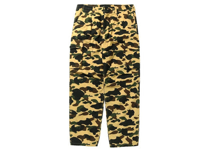 BAPE 1st Camo Wide Fit 6 Pocket Pants Yellow