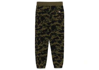 BAPE 1st Camo Wide Fit Shark Sweatpants Green