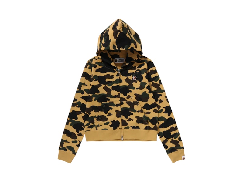 BAPE 1st Camo Zip Hoodie (FW25) Yellow