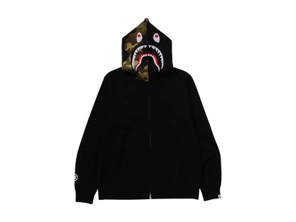 BAPE 1st Shark Full Zip Hoodie Black