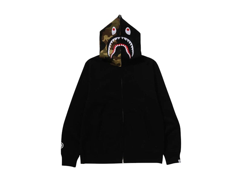 BAPE 1st Shark Full Zip Hoodie Black