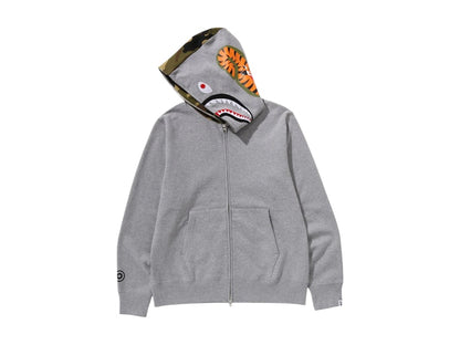BAPE 1st Shark Full Zip Hoodie Grey