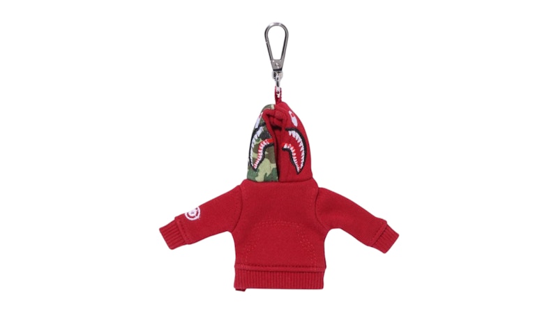 BAPE 1st Shark Keychain Red
