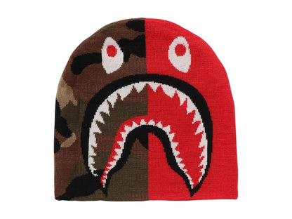 BAPE 1st Shark Knit Cap Red