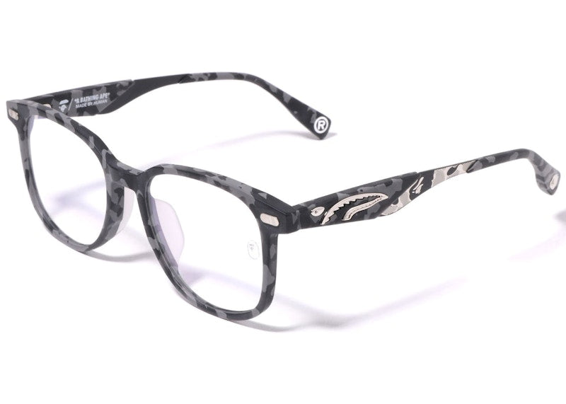 BAPE 2 Shark Optical Frame Grey