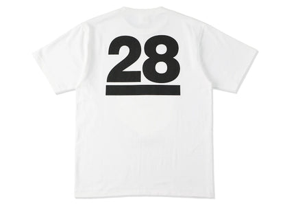 BAPE 28th Anniversary Ape Head Tee White