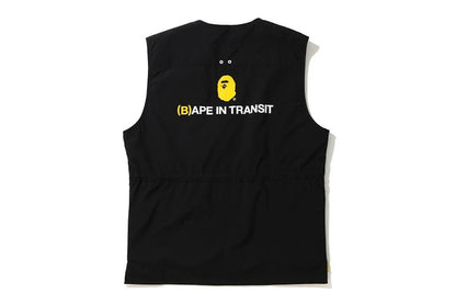 BAPE 2Layer Reversible Utility Vest Black