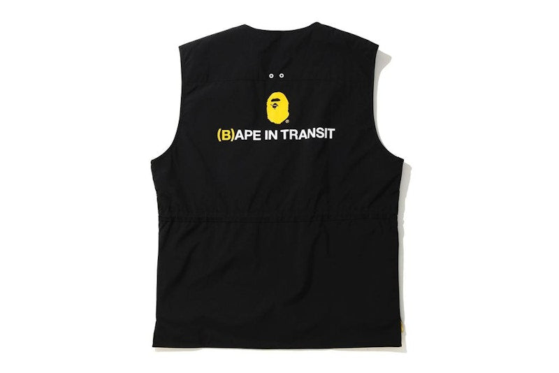 BAPE 2Layer Reversible Utility Vest Black