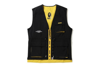 BAPE 2Layer Reversible Utility Vest Black