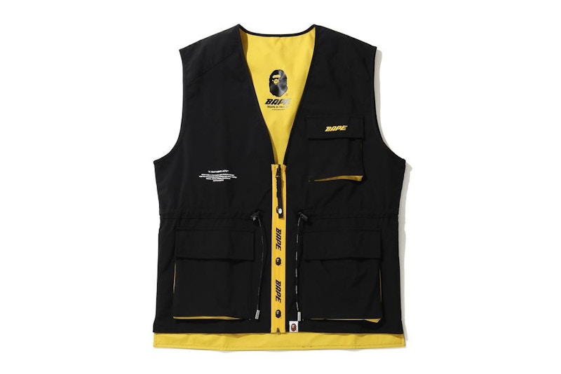 BAPE 2Layer Reversible Utility Vest Black