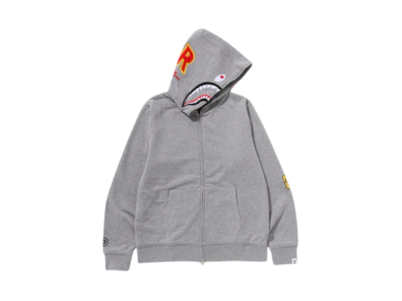 BAPE 2nd Shark Full Zip Hoodie (SS25) Gray