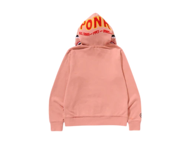 BAPE 2nd Shark Full Zip Hoodie (SS25) Pink