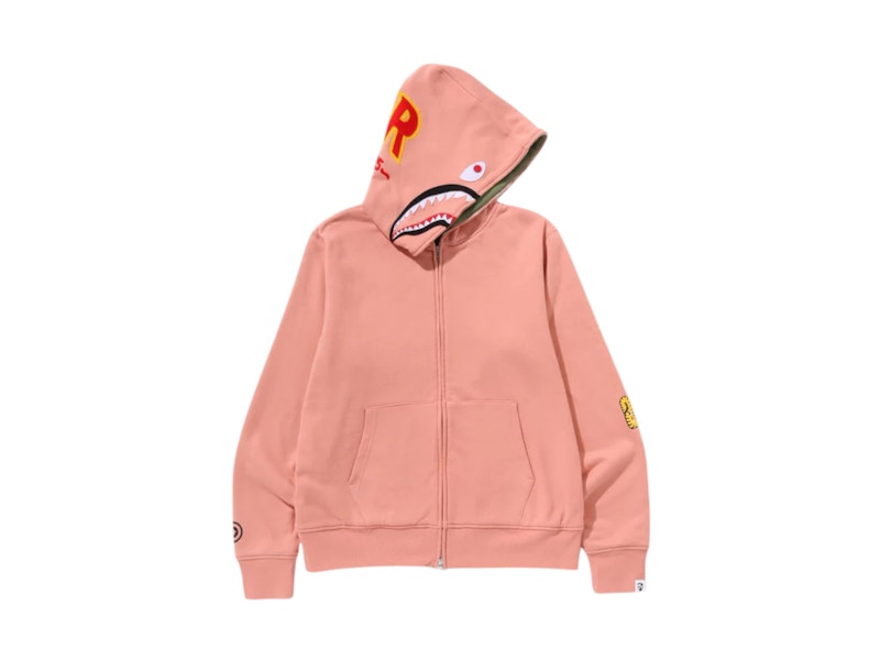 BAPE 2nd Shark Full Zip Hoodie (SS25) Pink