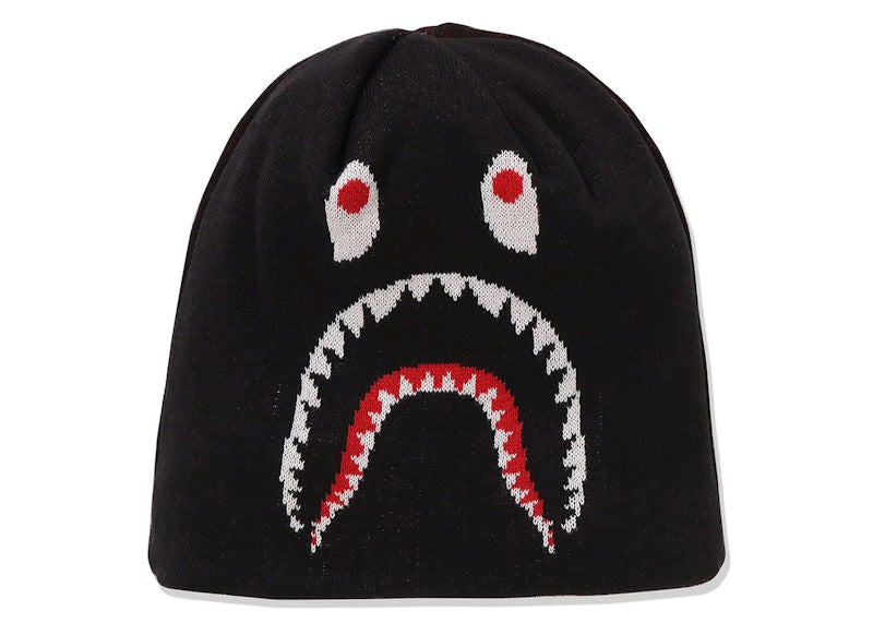 BAPE 2nd Shark Knit Cap (FW24) Black