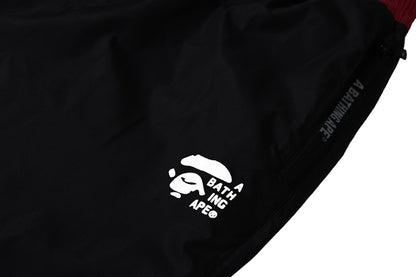 BAPE 2tone Track Pants Red
