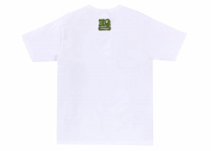 BAPE 30th Anniversary I Tee White/Green