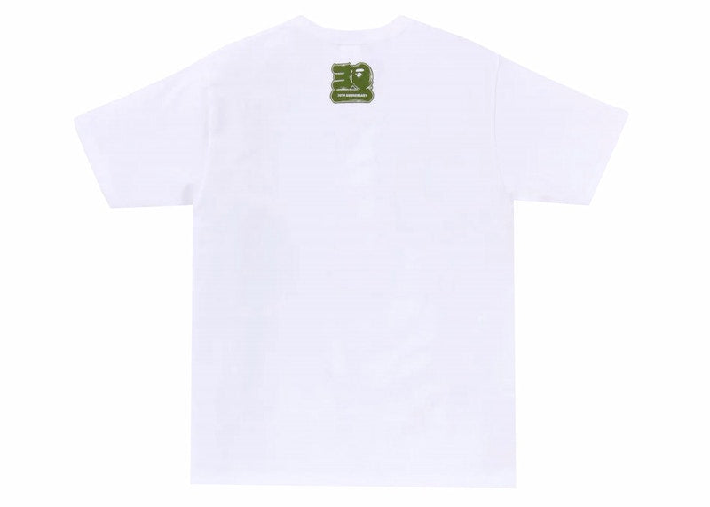 BAPE 30th Anniversary I Tee White/Green