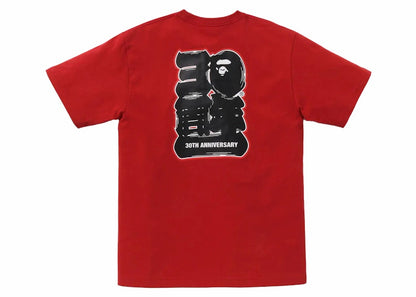 BAPE 30th Anniversary III Tee Red