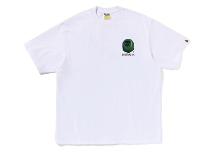 BAPE 3D Art Ape Head Relaxed Fit Tee White