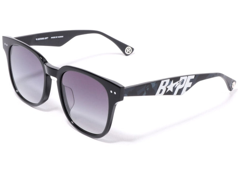 BAPE 5 Sunglasses Black