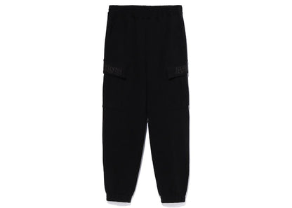 BAPE 6 Pocket Relaxed Fit Sweatpants Black