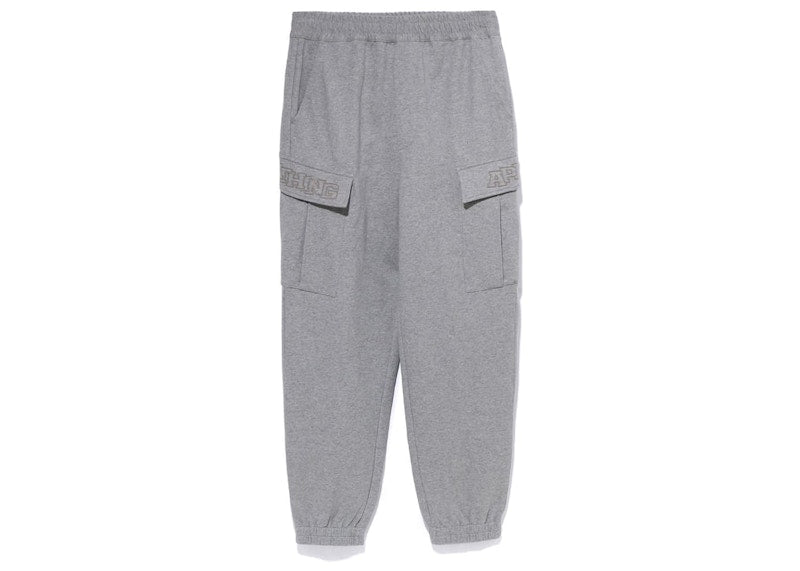 BAPE 6 Pocket Relaxed Fit Sweatpants Grey