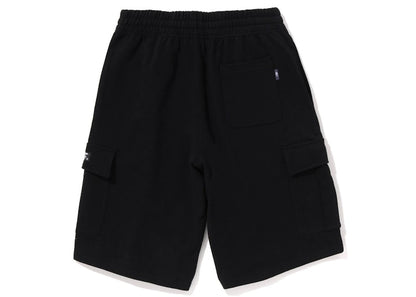 BAPE 6 Pocket Wide Fit Sweat Shorts Black