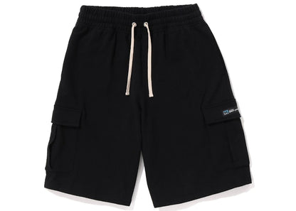 BAPE 6 Pocket Wide Fit Sweat Shorts Black