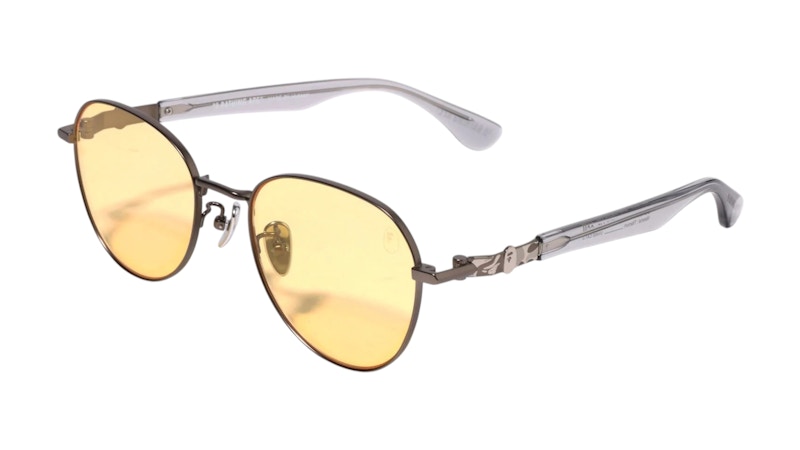BAPE 7 Sunglasses Silver