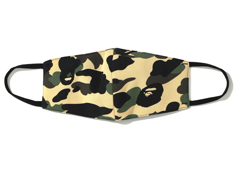 BAPE A Bathing Ape 1st Camo Mask Yellow (SS23)